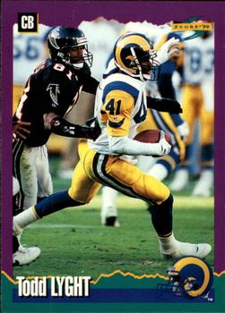 Todd Lyght Los Angeles Rams 1994 Score NFL #130